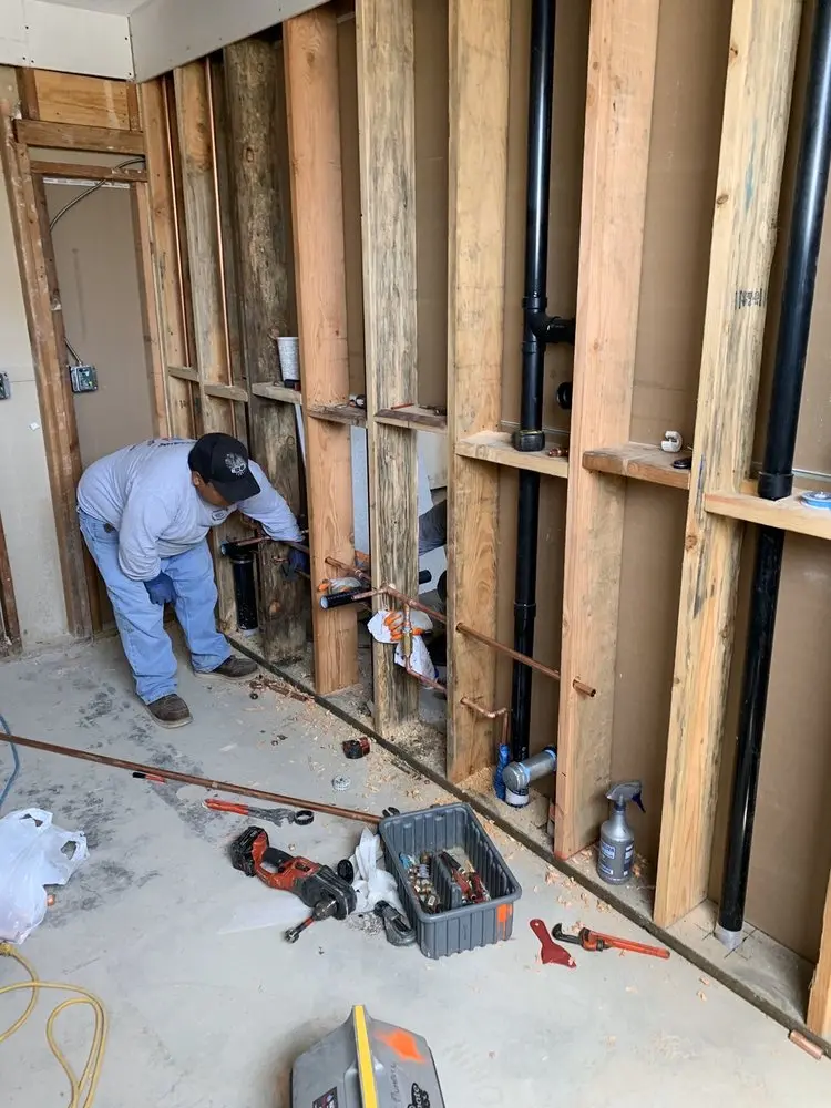 Commercial rough-in plumbing for Water Heater Replacement in Bergen - Lafayette